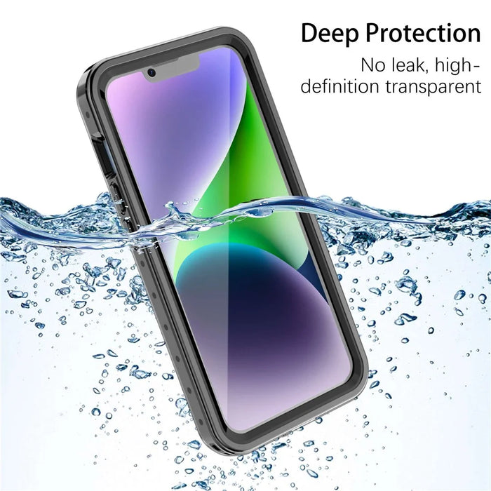 REDPEPPER PRO Series for iPhone 14 Plus IP68 Waterproof Anti-drop Transparent Phone Case Full Protection Smartphone Cover - 6