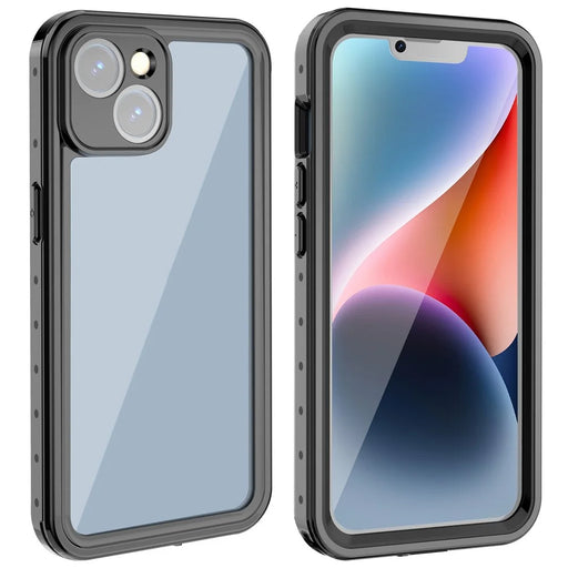 REDPEPPER PRO Series IP68 Waterproof Phone Case for iPhone 14, Full Protection Scratch-resistant Transparent Anti-dust Smartphone Cover - 1