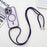 For iPhone 15 Pro Max Case Compatible with MagSafe Electroplating Edge TPU Phone Cover with Shoulder Strap - Purple - 2