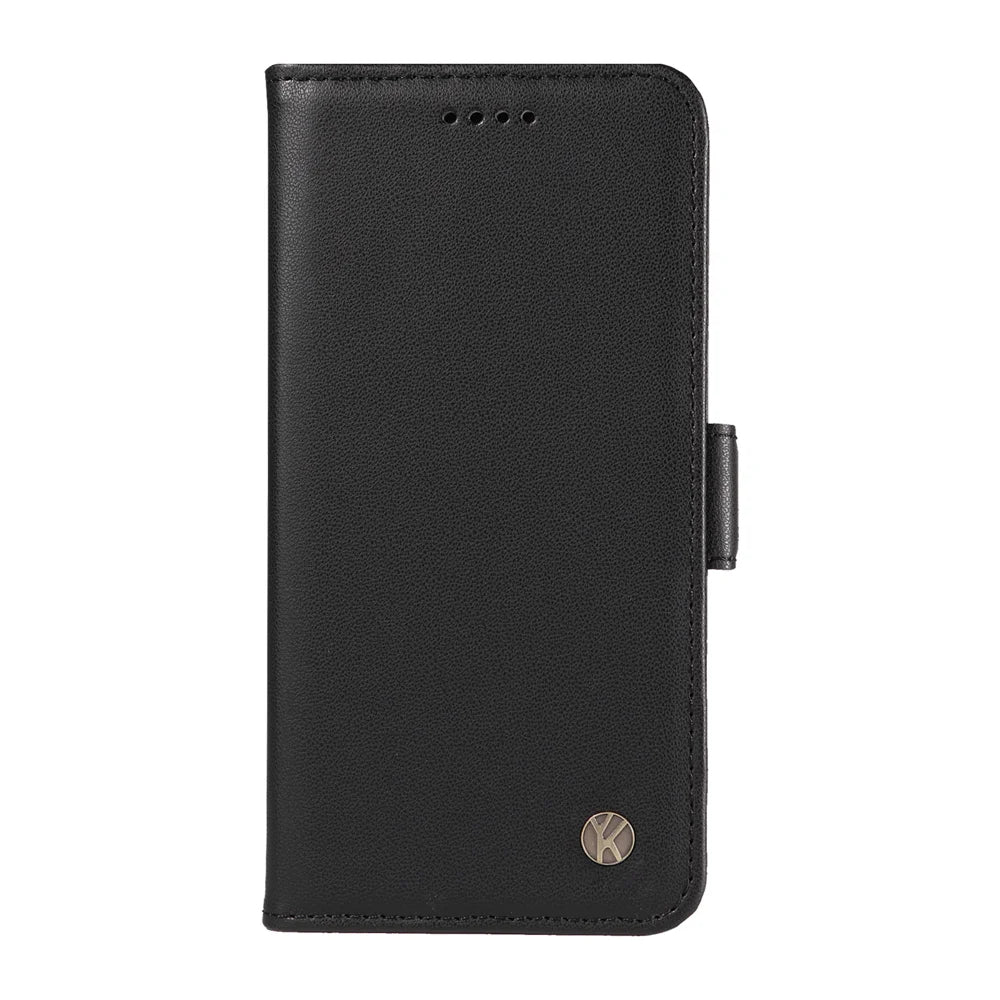 YIKATU For Samsung Galaxy S24 Ultra Wallet Phone Case  YK-003 Leather Stand Cover -  Black - 6