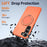 For Samsung Galaxy S23+ Magnetic Case Rotating Kickstand TPU + PC Phone Cover - Orange - 4