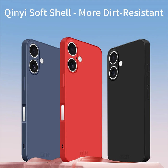 MOFI For iPhone 17 Case Skin Touch Soft TPU Protective Phone Cover - Green - 2