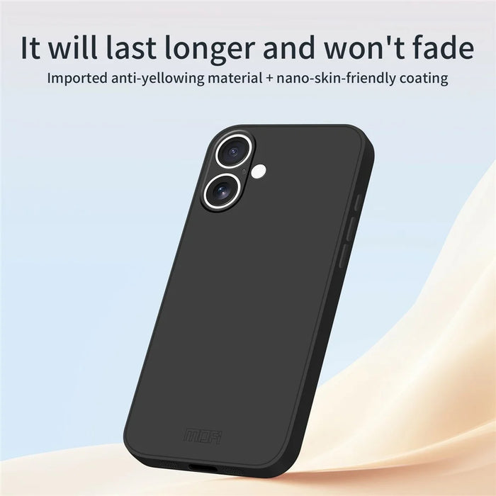 MOFI For iPhone 17 Case Skin Touch Soft TPU Protective Phone Cover - Green - 3