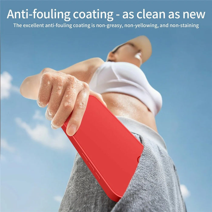 MOFI For iPhone 17 Case Skin Touch Soft TPU Protective Phone Cover - Green - 5