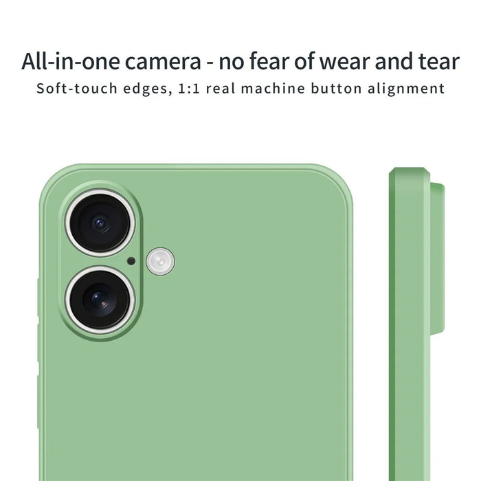 MOFI For iPhone 17 Case Skin Touch Soft TPU Protective Phone Cover - Green - 7