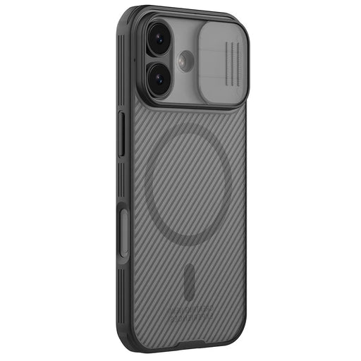 NILLKIN Camshield Pro Magnetic Series For iPhone 17 Case TPU + PC Clear Black Phone Cover with Camera Slider - 1
