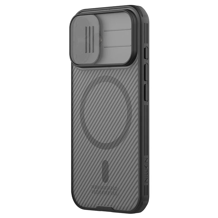 NILLKIN Camshield Pro Magnetic Series For iPhone 17 Case TPU + PC Clear Black Phone Cover with Camera Slider - 2