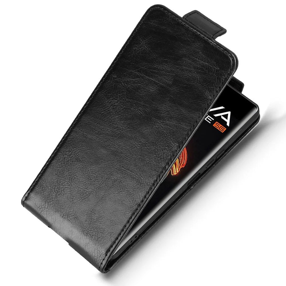 For TECNO Pova Curve 5G LJ8k Stand Case Magnetic Clasp Vertical Flip Leather Phone Cover with Card Holder - Black - 4