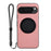 VILI D-THY Series for Google Pixel 10 Pro XL Case Kickstand PC + TPU Phone Cover with Hand Strap - Pink - 1