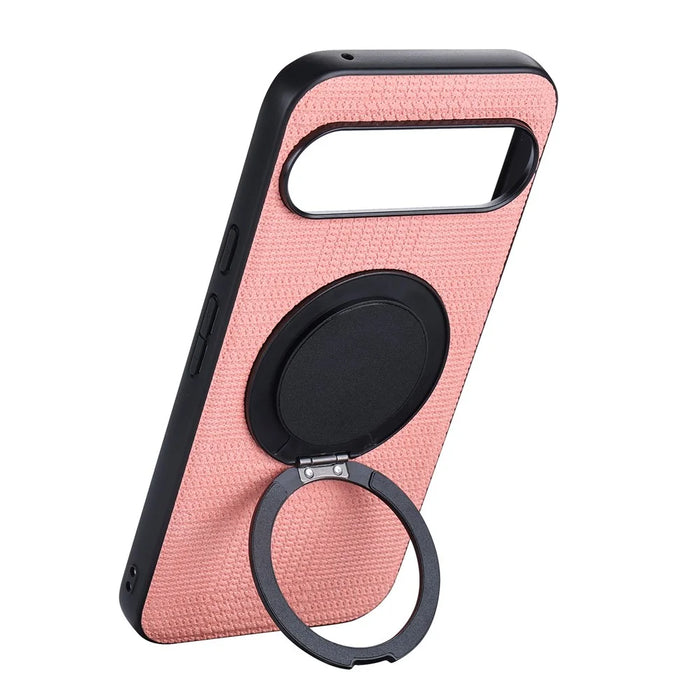 VILI D-THY Series for Google Pixel 10 Pro XL Case Kickstand PC + TPU Phone Cover with Hand Strap - Pink - 4