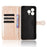 For Cubot A40 Wallet Case Dot Pattern Imprint PU Leather Phone Cover with Wrist Strap - Rose Gold - 4