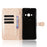 For Oukitel C59 Pro  /  C59 Wallet Case Dot Pattern Imprint PU Leather Phone Cover with Wrist Strap - Rose Gold - 4
