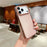 For iPhone 18 Pro Max / 17 Pro Max Case TPU + PC Shockproof Phone Back Cover with Orange Camera Edge - Transparent Black - 1