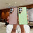 For Samsung Galaxy S25 Ultra Case TPU + PC Shockproof Phone Back Cover with Orange Camera Edge - Transparent Pink - 3
