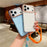 For iPhone 18 Pro Max / 17 Pro Max Case with Wrist Strap / Orange Camera Edge TPU + PC Shockproof Phone Back Cover - Transparent Green - 4