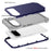 For Google Pixel 10 / 10 Pro Case Shockproof PC + TPU Phone Back Cover - Navy Blue - 5