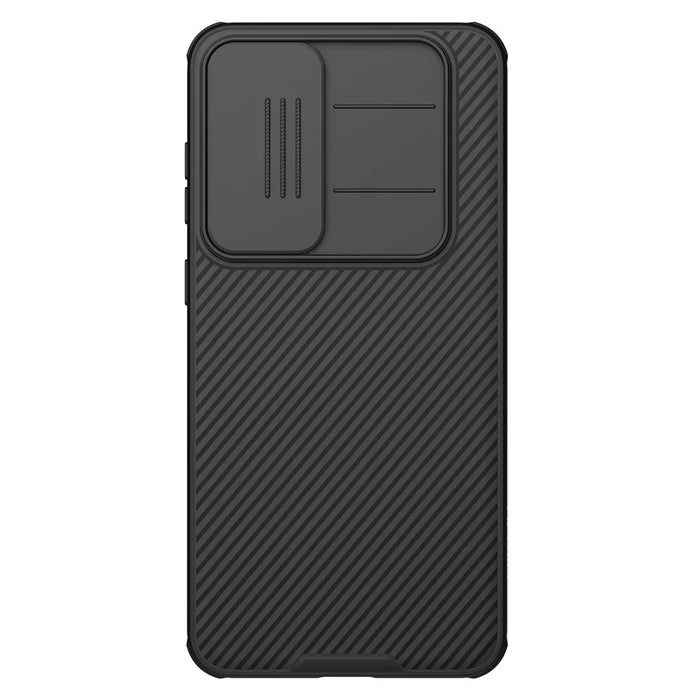 NILLKIN Camshield Pro Series for Samsung Galaxy S25 FE Case PC + TPU Phone Cover with Camera Slider - Black - 1