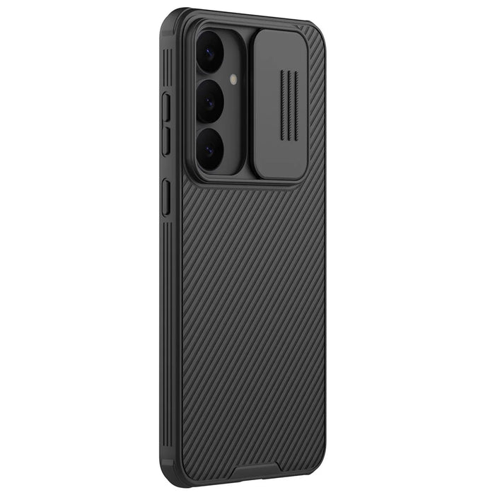 NILLKIN Camshield Pro Series for Samsung Galaxy S25 FE Case PC + TPU Phone Cover with Camera Slider - Black - 2