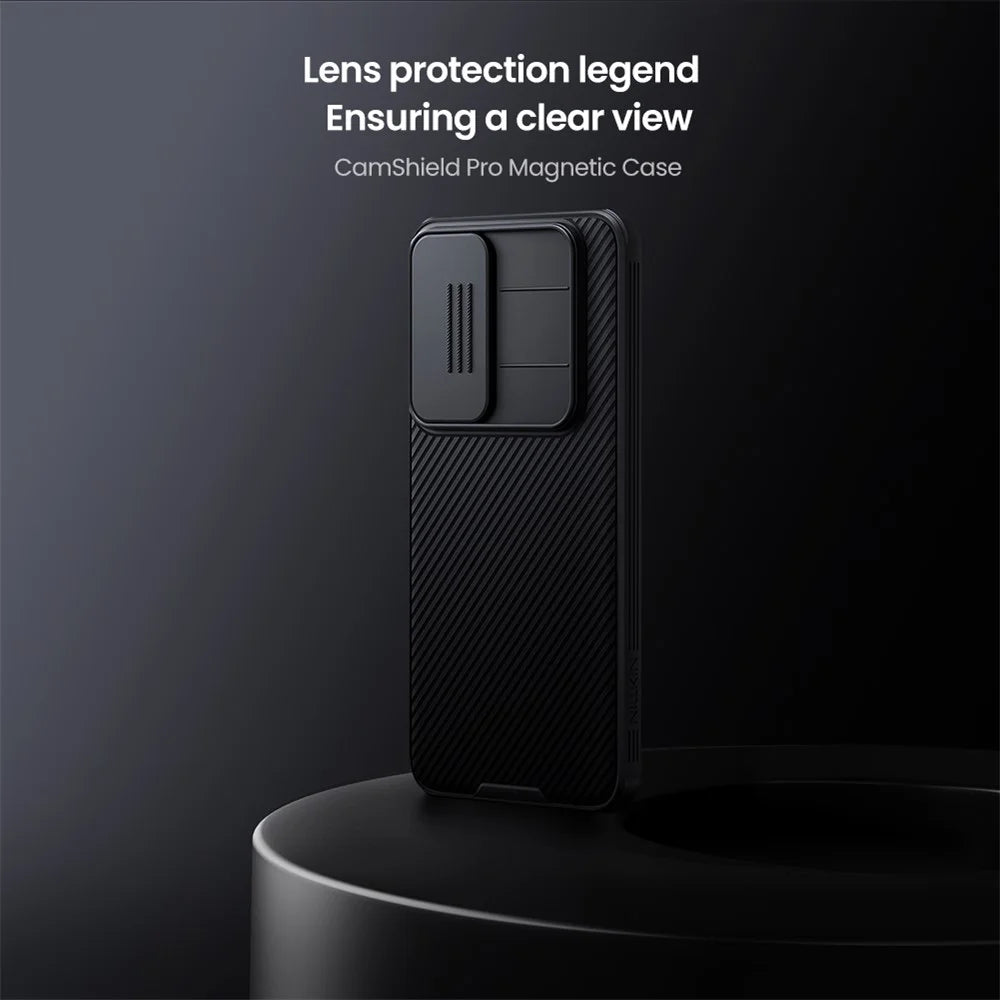 NILLKIN Camshield Pro for Samsung Galaxy S25 FE Magnetic Case TPU + PC Phone Cover with Slider Camera - 5