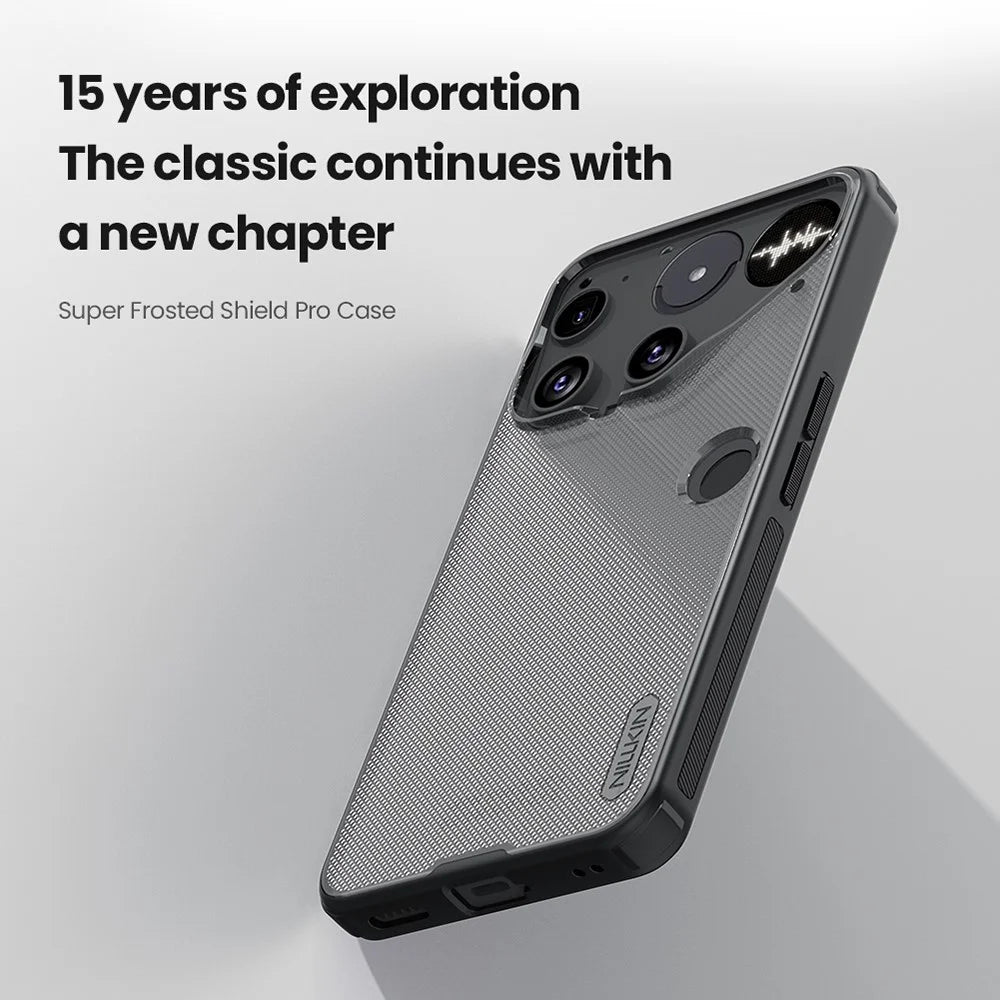 NILLKIN Super Frosted Shield Pro For Nothing Phone (3) 5G Case Matte PC TPU Translucent Phone Back Cover - 5