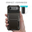 For iPhone Air Case PC + TPU Dual Layer Back Phone Cover with Card Holder - Grey - 3