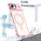 For iPhone Air Case Compatible with MagSafe Color Changing PC TPU Phone Back Cover - Pink - 4