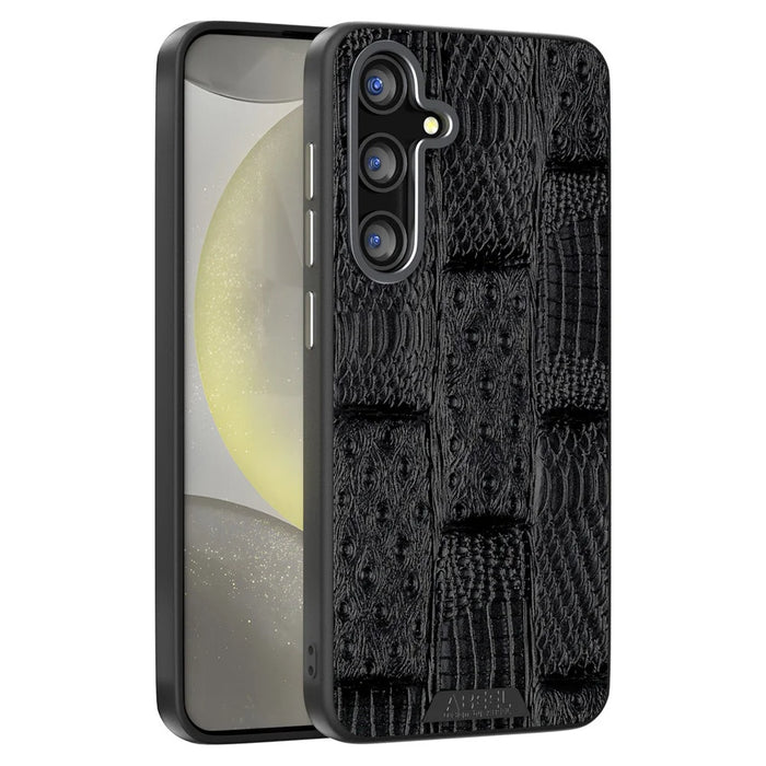 ABEEL For Samsung Galaxy S25 FE Magnetic Case Beast Texture Micro-Embossing Back Cover - Black - 1