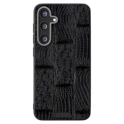 ABEEL For Samsung Galaxy S25 FE Magnetic Case Beast Texture Micro-Embossing Back Cover - Black - 2