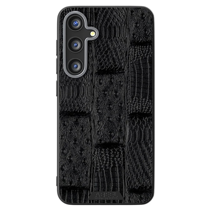 ABEEL For Samsung Galaxy S25 FE Magnetic Case Beast Texture Micro-Embossing Back Cover - Black - 2