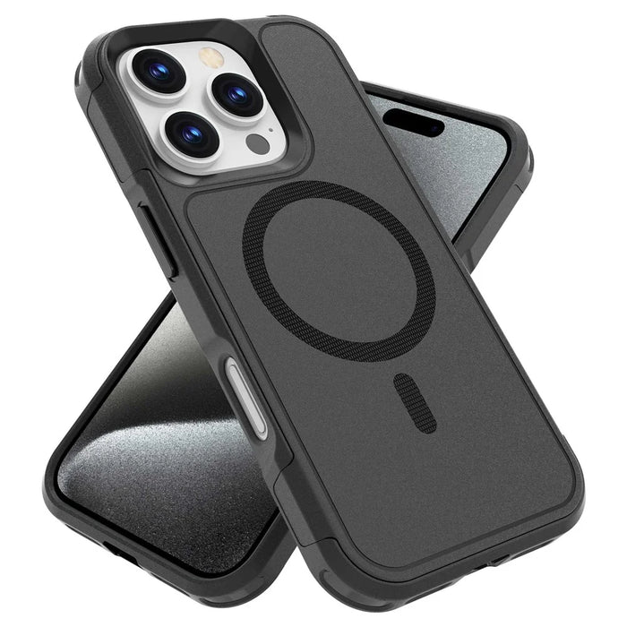 For iPhone 16 Pro Case Compatible with MagSafe PC + TPU Anti-drop Phone Cover - 2