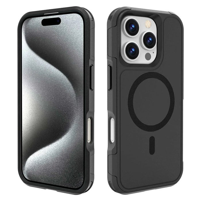 For iPhone 16 Pro Case Compatible with MagSafe PC + TPU Anti-drop Phone Cover - 3