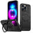 For iPhone 13 Pro 6.1 inch Case Compatible with MagSafe TPU + PC Kickstand Phone Cover - Black - 1