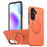 For Samsung Galaxy A56 5G Magnetic Case Rotating Kickstand TPU + PC Phone Cover - Orange - 1