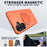 For Samsung Galaxy A56 5G Magnetic Case Rotating Kickstand TPU + PC Phone Cover - Orange - 2