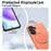 For Samsung Galaxy A56 5G Magnetic Case Rotating Kickstand TPU + PC Phone Cover - Orange - 5