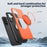 For Samsung Galaxy A56 5G Magnetic Case Rotating Kickstand TPU + PC Phone Cover - Orange - 6