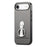 CASENEO For iPhone Air Case Folding Kickstand Twill Texture Leather Back Cover - Grey - 2