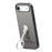 CASENEO For iPhone Air Case Folding Kickstand Twill Texture Leather Back Cover - Grey - 3