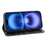 For iPhone 17 Stand Cases Genuine Split Leather Wallet Phone Cover Magnetic Closure - 3