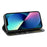 For iPhone 13 Stand Cases Genuine Split Leather Wallet Phone Cover Magnetic Closure - 3