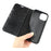 For iPhone 13 Stand Cases Genuine Split Leather Wallet Phone Cover Magnetic Closure - 4