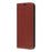 For iPhone 13 Pro Stand Cases Genuine Split Leather Wallet Phone Cover Magnetic Closure - Brown - 5