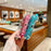 For iPhone 18 Pro / 17 Pro Case Gradient Quicksand Liquid Flowing Sparkle TPU + PC Back Cover - Pink  /  Baby Blue - 4