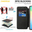 AMORUS For Samsung Galaxy A06 4G Magnetic Case RFID Blocking Card Holder Leather Phone Cover - Black - 3