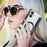 AMORUS For Samsung Galaxy A06 4G Magnetic Case RFID Blocking Card Holder Leather Phone Cover - Black - 7
