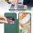 AMORUS For Google Pixel 10 Pro XL Magnetic Case RFID Blocking Card Holder Leather Phone Cover - Blackish Green - 3