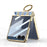 GKK For Samsung Galaxy Z Flip7 5G Kickstand Case Electroplating Magnetic Hinge Protection PU PC Tempered Glass Phone Cover - Blue - 2