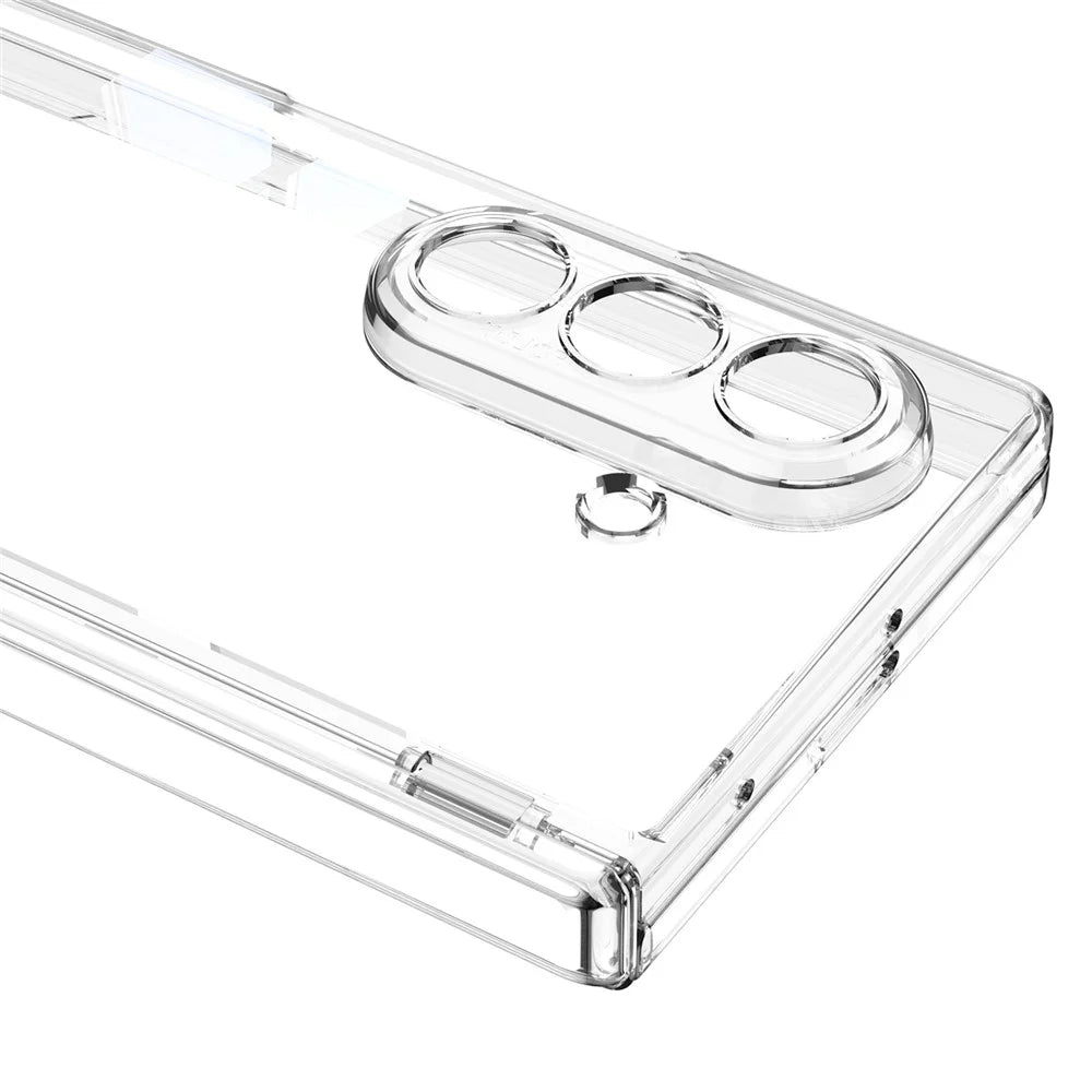 GKK For Samsung Galaxy Z Fold7 5G Magnetic Case with Rotating Kickstand Hinge Protection Hard PC Clear Phone Cover - 3