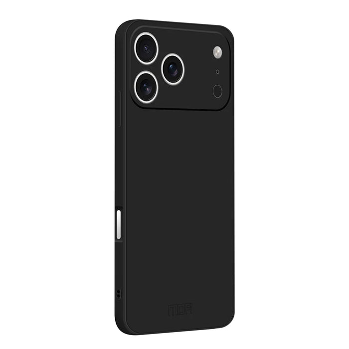 MOFI For iPhone 17 Pro Case  Skin Touch Soft TPU Protective Phone Cover - Black - 1