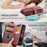 CASEME For iPhone Air Phone Cases with Strap  C30 Zipper Multiple Card Holder PU Leather Cover - Red - 7